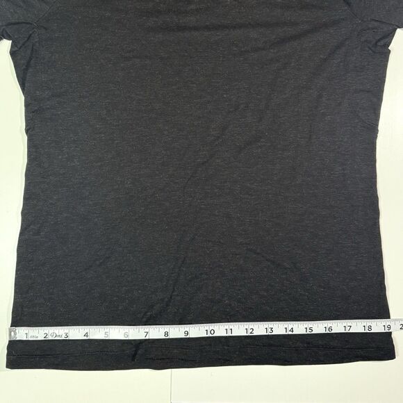 EUC Lululemon Love Is Love Charcoal Gray Cotton Short Sleeve T Shirt Mens Size M - Picture 8 of 9